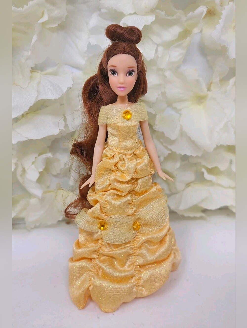 Mattel Disney Beauty and the Beast Movie Mini Doll In Yellow Ball Gown